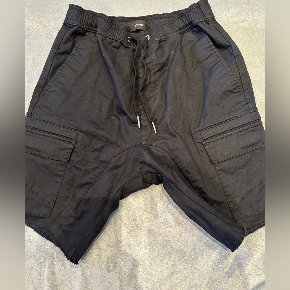 ZANEROBE Boys Size 30 Black Board Shorts Swimming Trunks